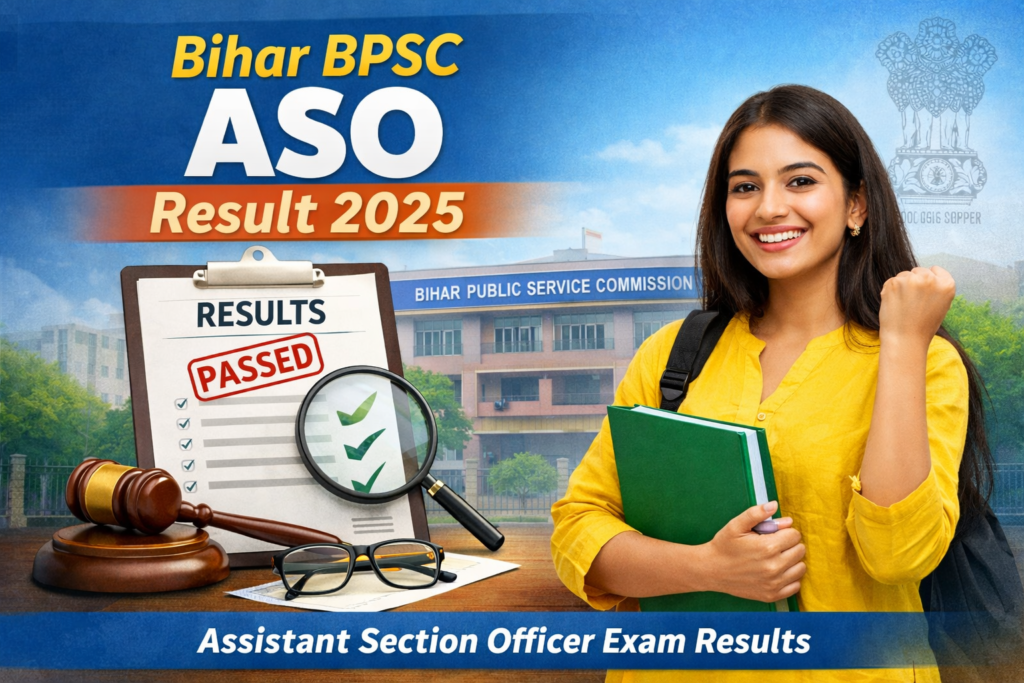 Bihar BPSC Assistant Section Officer (ASO) Result 2025 Bihar BPSC Assistant Section Officer Recruitment 2025 – Result and Vacancy Information